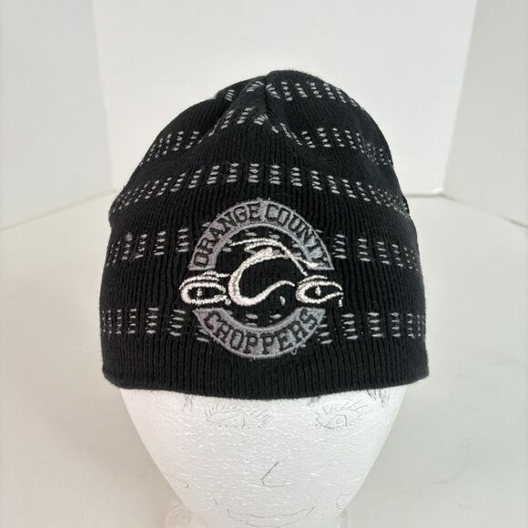 Orange County Choppers Other - Vintage Orange County Choppers OCC Beanie Hat, Black, Motorcycle, Logo, OSFA,